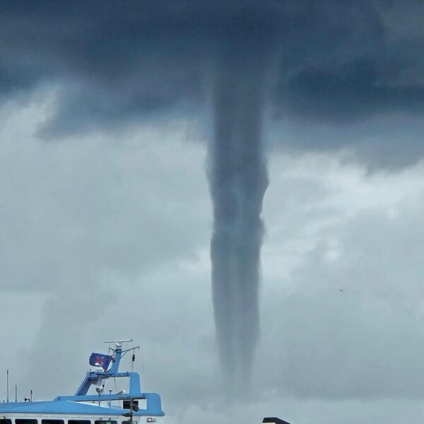 trombe d'eau tornade Quiberon