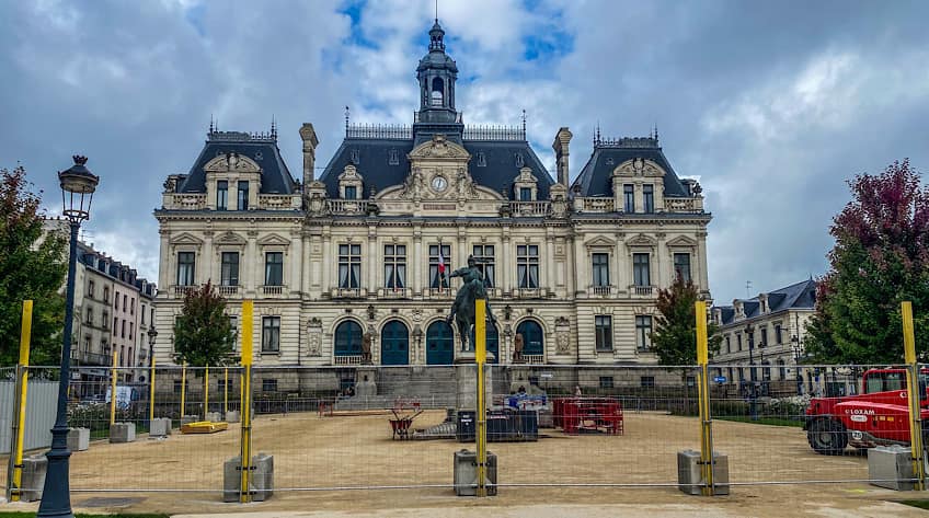 fontaine miroir d'eau Vannes