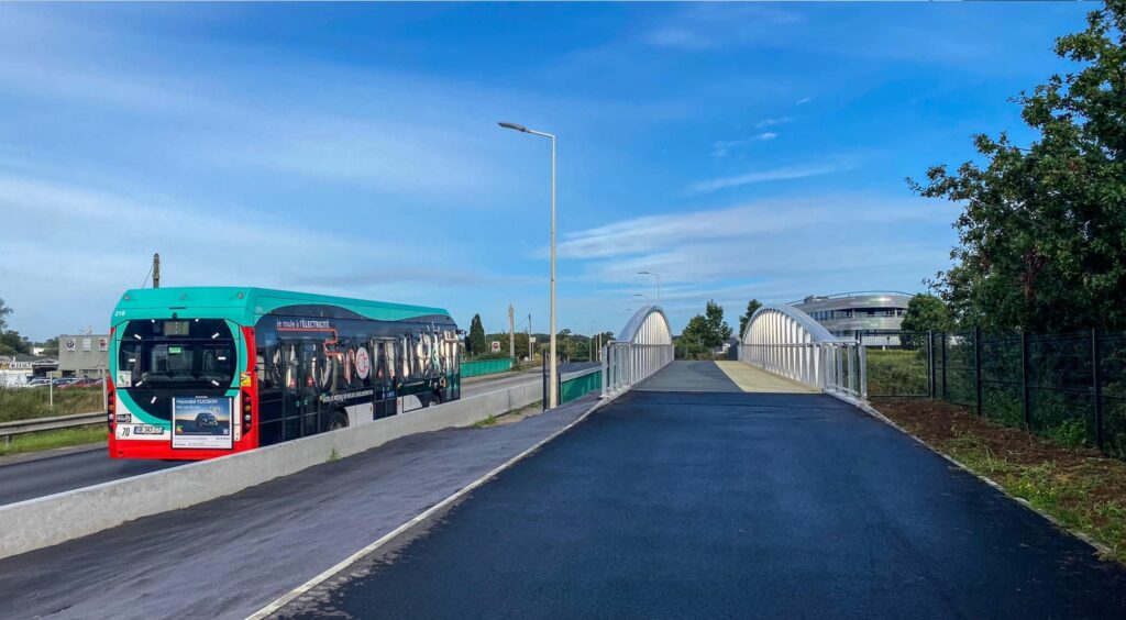 passerelle vélos vannes