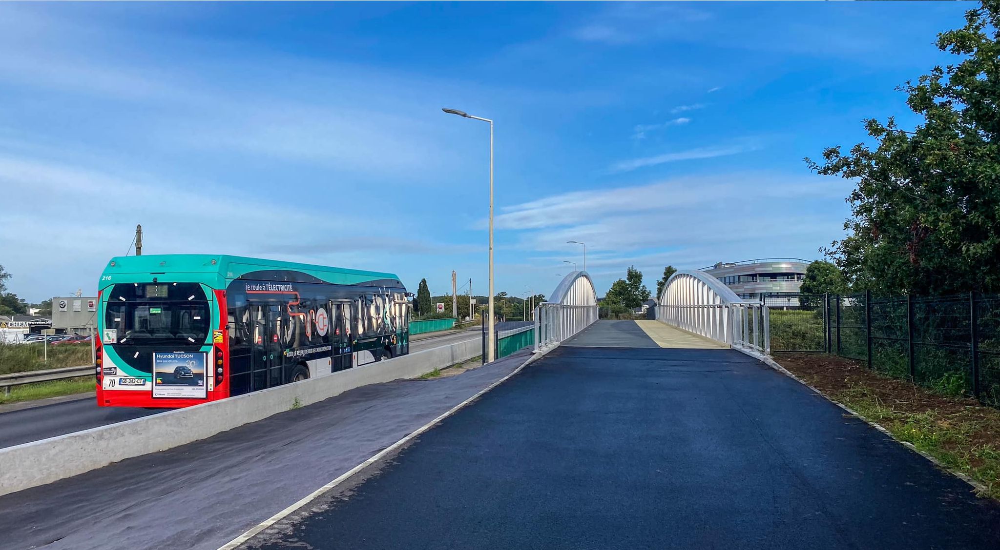 passerelle vélos vannes