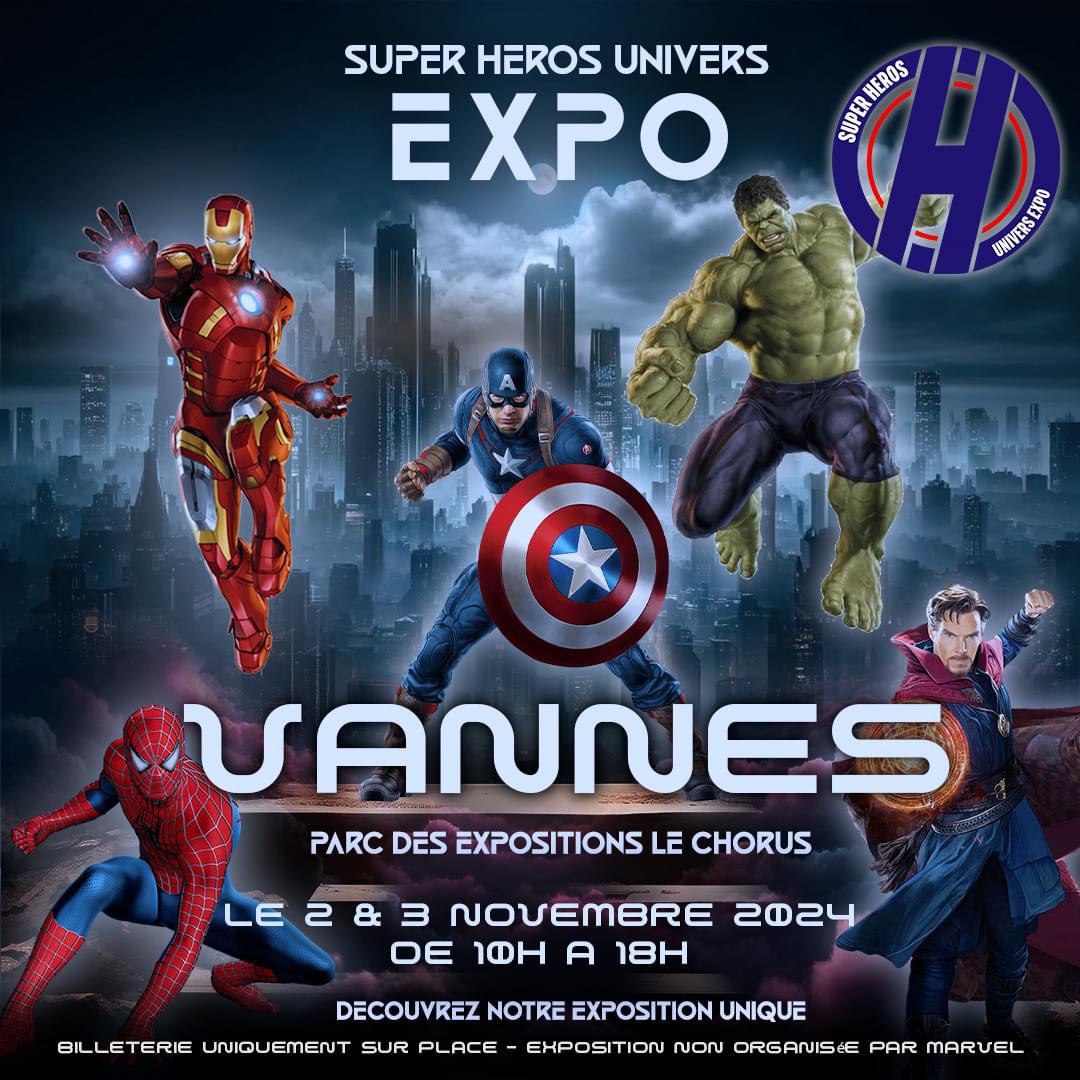 Exposition « Supers héros avengers »  | Vannes