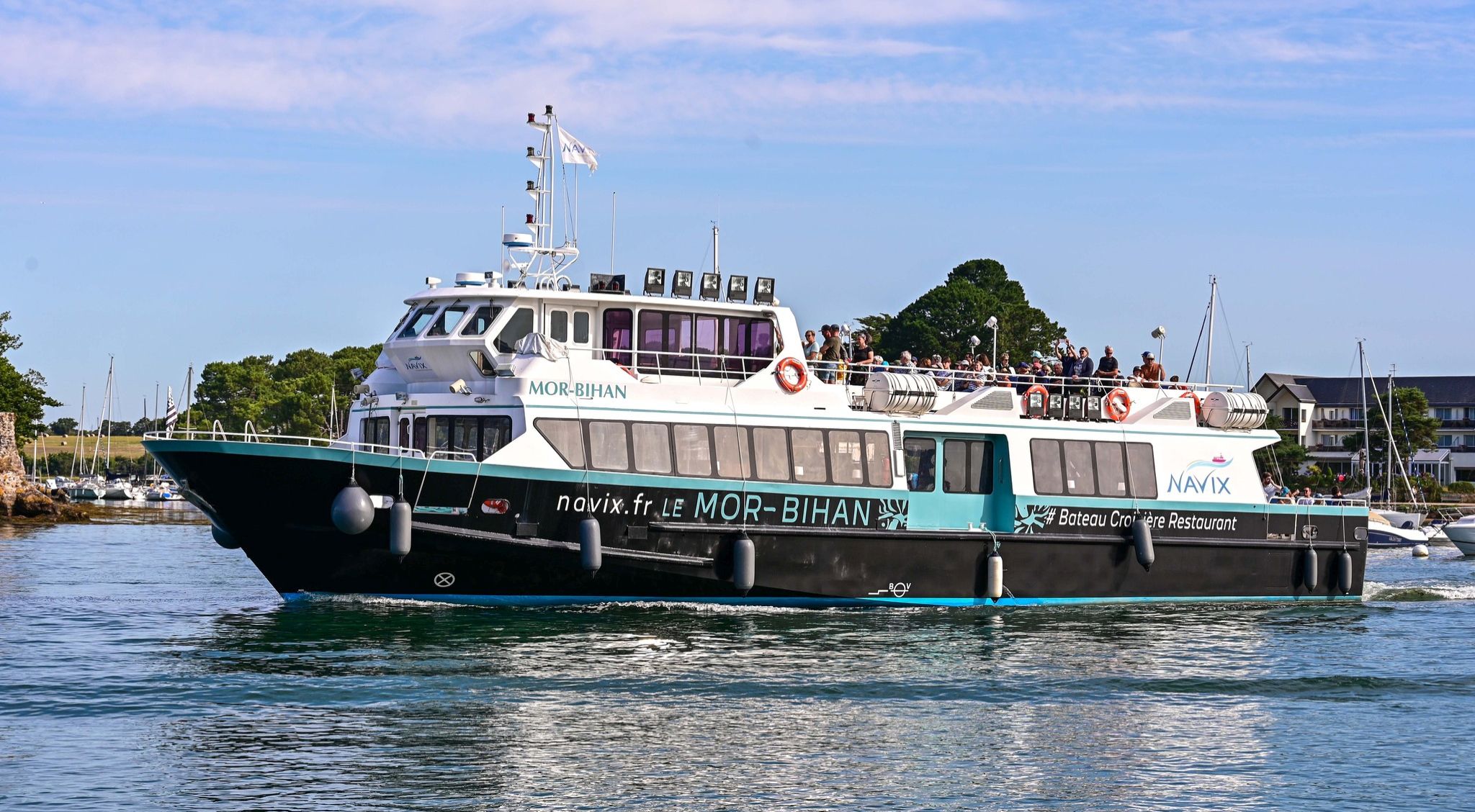 diner déjeuner croisière Golfe du Morbihan