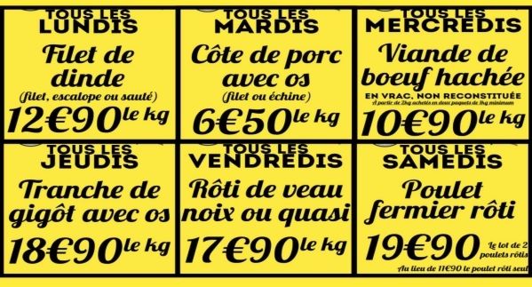 promotion viande Vannes Morbihan