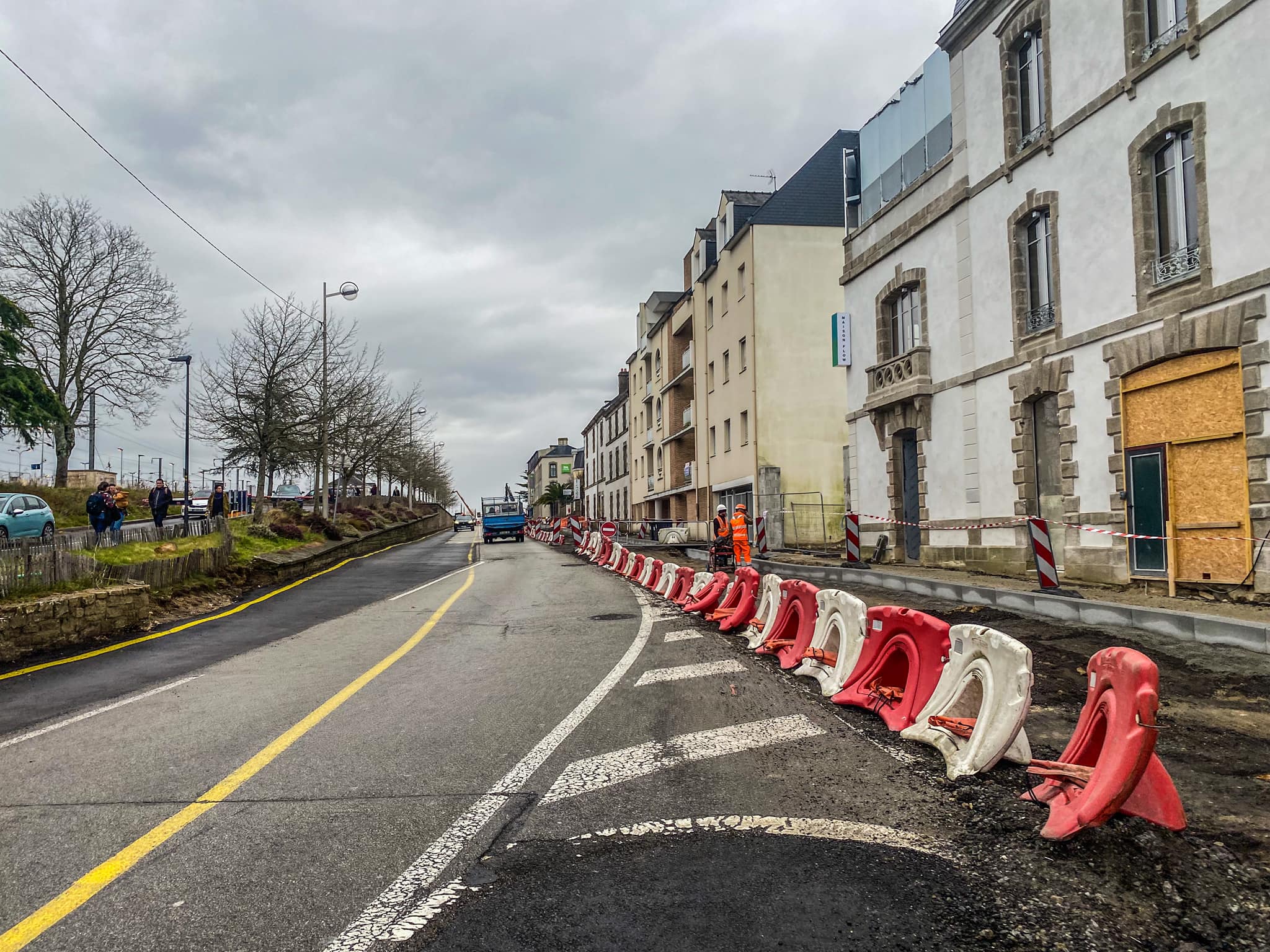 avenue Fravel et Lincy Travaux PEM gare de Vannes